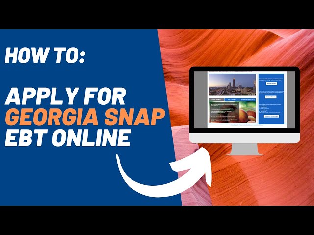 How to Apply for Food Stamps Online in GA