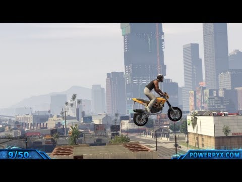 Grand Theft Auto V (GTA V) - All Monster Stunt Jump Locations (Show Off Trophy / Achievement Guide) - UCWBA1-H9A5IldSb3tNwQmtQ