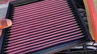Cambiare filtro aria motore Jaguar XE