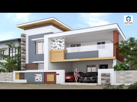 Video - Front elevation design for small house | elevation design for 2 floor house