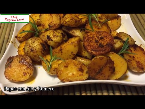 PAPAS AL HORNO CON AJO Y ROMERO, DELICIOSA RECETA! - UCKkinZz8CfbX-Hr6zcXOO7Q