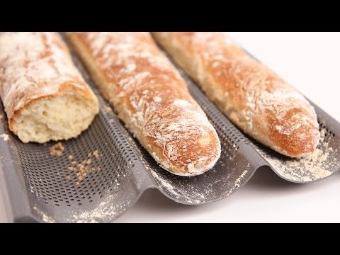 Homemade Baguette Recipe - Laura Vitale - Laura in the Kitchen Episode 713 - UCNbngWUqL2eqRw12yAwcICg