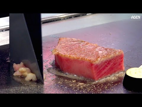 Miyazaki Beef & Abalone Teppanyaki - Food in Japan - UCu9g5OmzcCpcJnmSYyHnIVw