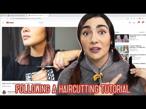 I Tried Following A YouTube Haircut Tutorial - UCbAwSkqJ1W_Eg7wr3cp5BUA