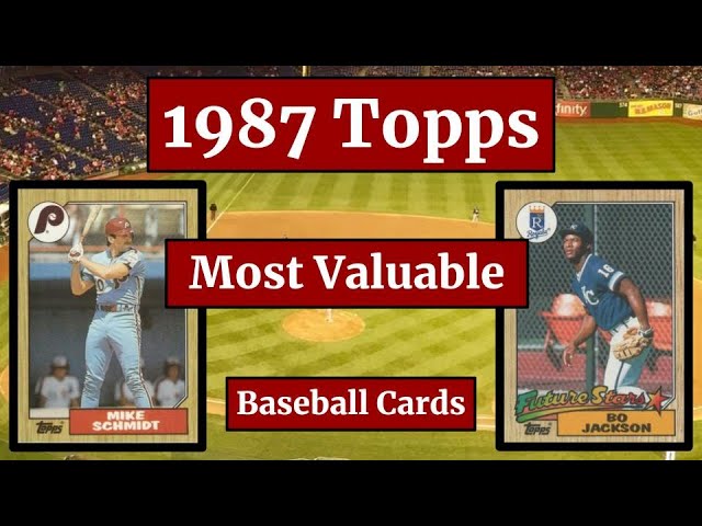 What Are The Most Valuable 1987 Topps Baseball Cards?