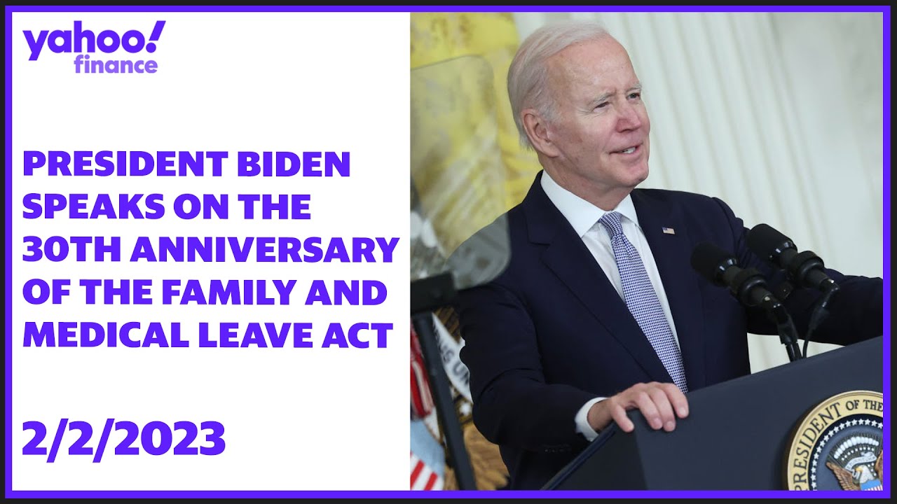 LIVE: President Biden speaks on the 30th Anniversary of the Family and Medical Leave Act