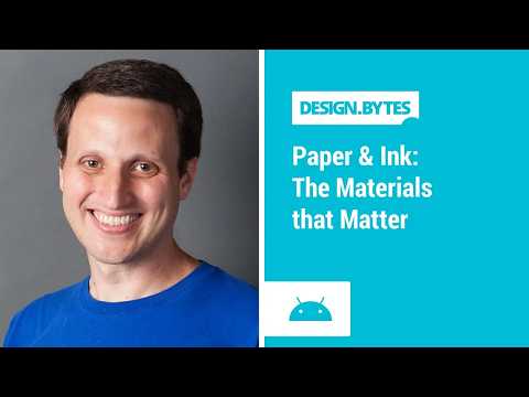 DesignBytes: Paper and Ink: The Materials that Matter - UC_x5XG1OV2P6uZZ5FSM9Ttw