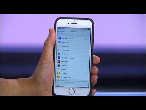 Tech Minute - How to adjust iOS8 privacy settings - UCOmcA3f_RrH6b9NmcNa4tdg