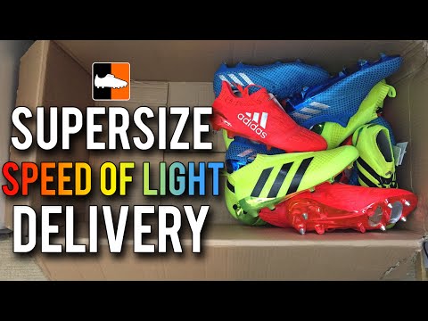 Super-Size adidas Speed of Light Delivery | Every ACE, MESSI & X 16 Boots - UCs7sNio5rN3RvWuvKvc4Xtg