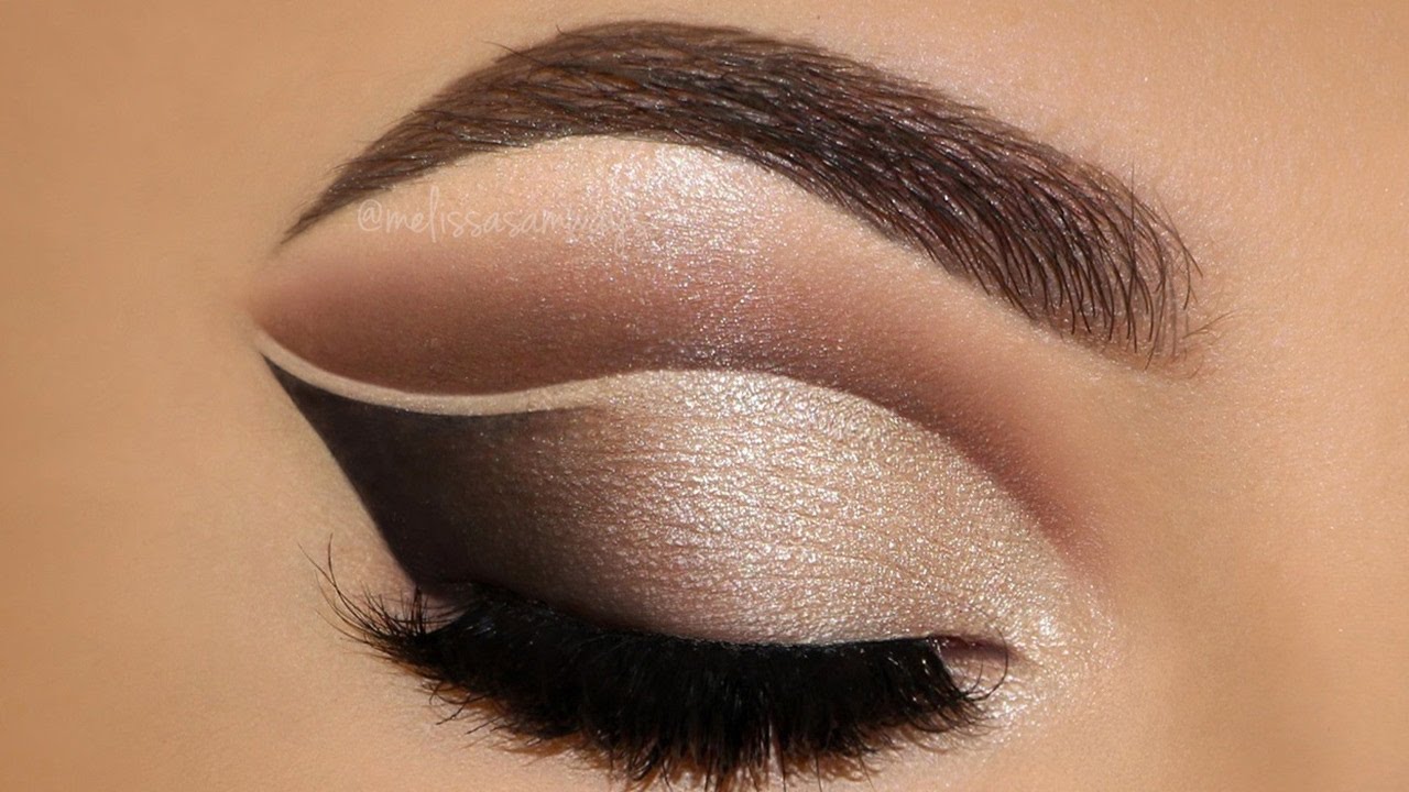♡ Double Cut Crease Classic Brown &amp; Champagne Makeup Tutorial |...