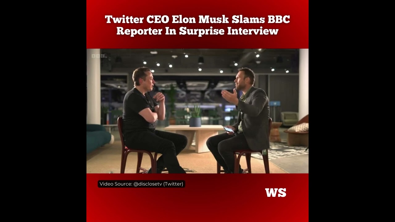 Twitter CEO Elon Musk slams BBC reporter in surprise interview