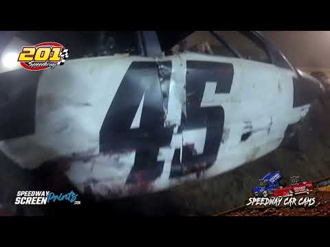 #45 Weston Osborne - Crown Vic- 201 Speedway 8-31-25 - Incar - dirt track racing video image