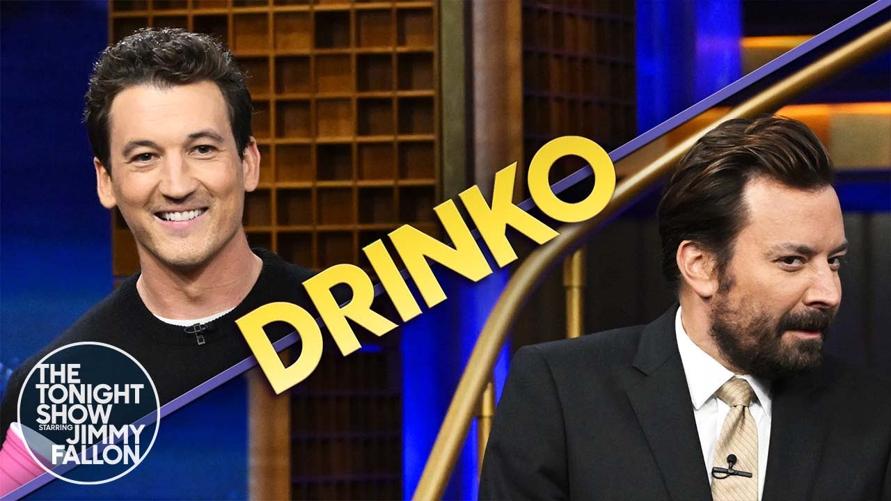 Drinko with Miles Teller | The Tonight Show Starring Jimmy Fallon