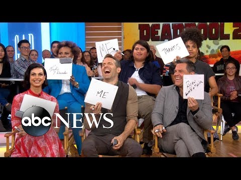 'Deadpool 2' cast faces off in 'Deadpool: Confessions' on 'GMA' - UCH1oRy1dINbMVp3UFWrKP0w