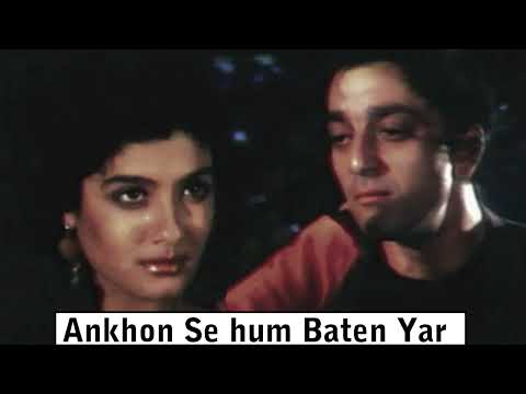 Aankhon Se Hum Baatein Yaar Karne _Zamane Se Kya Darna 1994 || Sanjay Dutt_Raveena Tandon Full Song