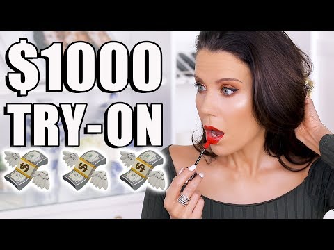 $1000 MAKEUP TRY-ON - UC4qk9TtGhBKCkoWz5qGJcGg