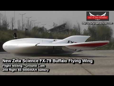 FX-79 Buffalo Long Range FPV Flying Wing Test Flight Ground Cam - UCsFctXdFnbeoKpLefdEloEQ