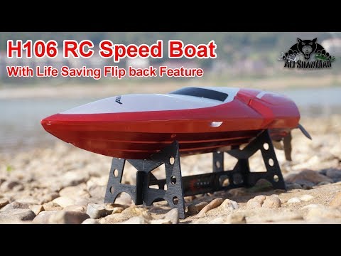 H106 Mini RC Speed Boat with Self Flip Back Feature - UCsFctXdFnbeoKpLefdEloEQ