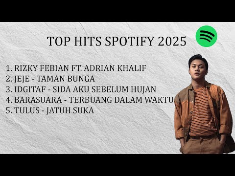 TOP HITS SPOTIFY 2025 | RIZKY FEBIAN - ALAMAK (LIRIK)