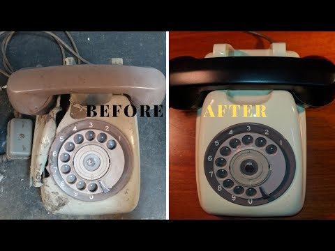 1970 Model çevirmeli telefon restorasyonu