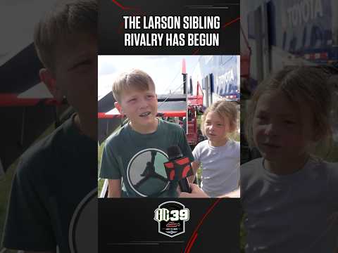 🤣 The Larson family rivalry is on. #bc39  #usac - dirt track racing video image