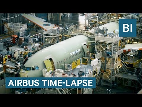 Beautiful time-lapse shows a massive Airbus A330 get assembled piece-by-piece - UCcyq283he07B7_KUX07mmtA