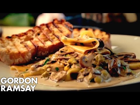 Mushroom, Leek and Tarragon Pasta - Gordon Ramsay - UCIEv3lZ_tNXHzL3ox-_uUGQ