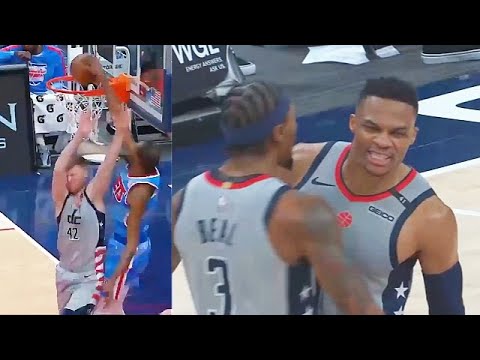 Kevin Durant Tryna Murder Davis Bertans & Russell Westbrook Game Winner! Nets vs Wizards