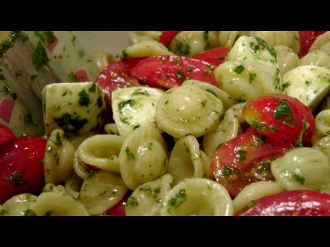 Caprese Pasta Salad - Recipe by Laura Vitale - Laura in the Kitchen Episode 160 - UCNbngWUqL2eqRw12yAwcICg