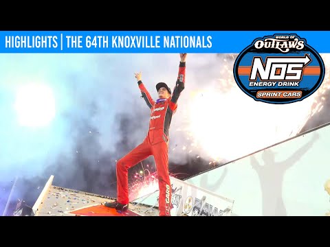 World of Outlaws NOS Energy Drink Sprint Cars | Knoxville Raceway | August 9, 2025 | HIGHLIGHTS - dirt track racing video image