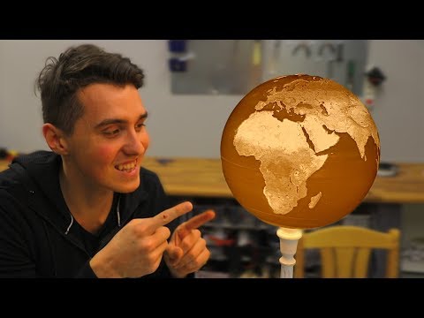 HUGE 3D Printed Spherical Lithophane Globe - 100H PRINT!!! - UC873OURVczg_utAk8dXx_Uw