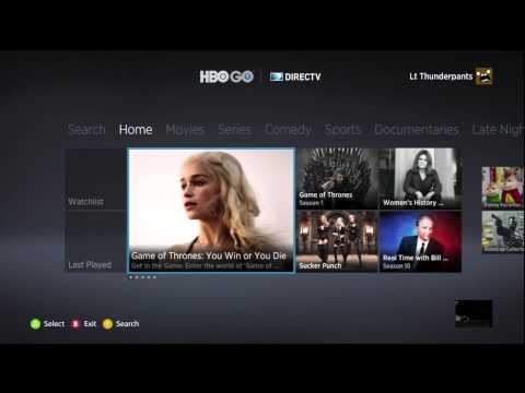 HBO Go on the Xbox 360 - UCR0AnNR7sViH3TWMJl5jyxw