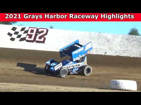Grays Harbor Raceway 2021 Highlights - Part 4 - dirt track racing video image