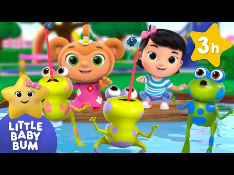 Little Speckled Frogs Counting + More⭐ Nursery Rhymes for Babies | LBB