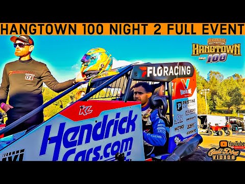 Hangtown 100 Night 2 FULL EVENT USAC Midgets At Placerville Speedway - dirt track racing video image