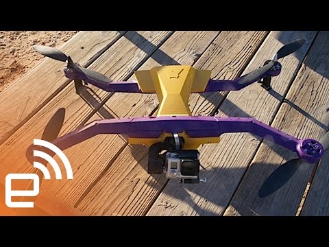 The Airdog auto-follow drone | CES 2015 - UC-6OW5aJYBFM33zXQlBKPNA