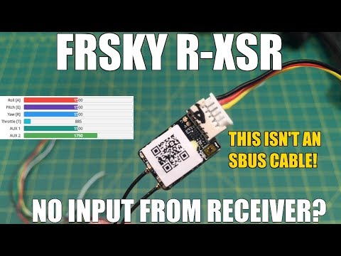 FrSky R-XSR Receiver: No input? No Channel Band Movement in Betaflight? - UCgHleLZ9DJ-7qijbA21oIGA