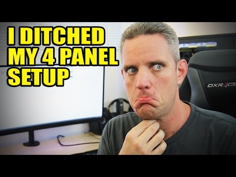 I ditched my 4 panel setup for the Predator X34 - UCkWQ0gDrqOCarmUKmppD7GQ