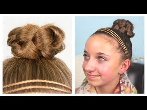 Simple Braided Bun | Updo | Cute Girls Hairstyles - UC2LgZ_4GzSFQS-3a87_Jc6w