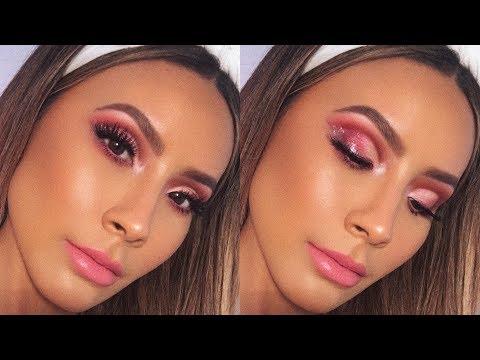 PINK GLITTER WING EYE + GRWM | DESI PERKINS - UCG9nVSLp4nQlW79sY5ihRrg