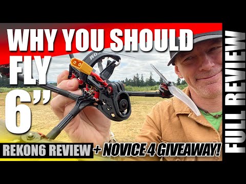 WHY YOU SHOULD FLY 6"... Hglrc REKON6 Lone Range Fpv Drone - REVIEW & GIVEAWAY! ????✈️ - UCwojJxGQ0SNeVV09mKlnonA