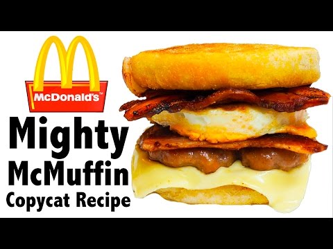 McDonalds Mighty McMuffin COPYCAT RECIPE - Greg's Kitchen - UCGXHiIMcPZ9IQNwmJOv12dQ