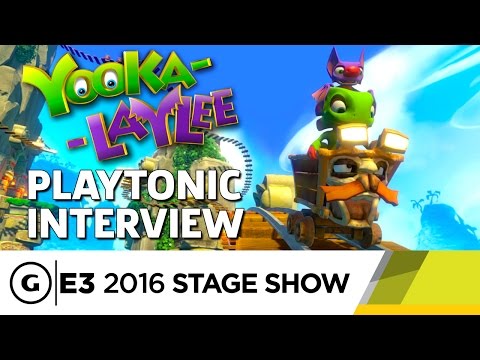 Yooka-Laylee Interview with Steve Mayle and Grant Kirkhope - E3 2016 Stage Show - UCbu2SsF-Or3Rsn3NxqODImw