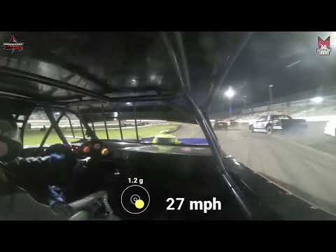 #5k Chris Adair - USRA Stock Car - 6-7-2024 Arrowhead Speedway - In Car Camera - dirt track racing video image