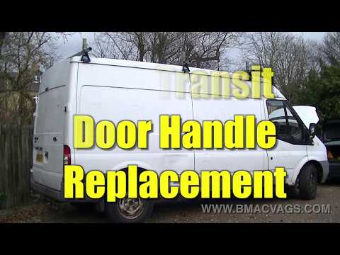 Come si rimuove la maniglia esterna del Ford Transit?