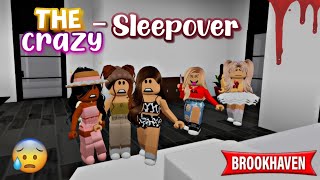 THE CRAZY - SLEEPOVER || BROOKHAVEN RP (Roblox)