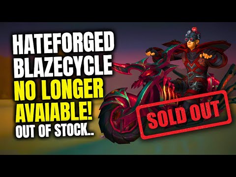 Hateforged Blazecycle Mount Already UNOBTAINABLE?! Sold Out on Mountain Dew Store | WoW War Within