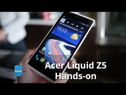 Acer Liquid Z5 Hands-on - UCwPRdjbrlqTjWOl7ig9JLHg
