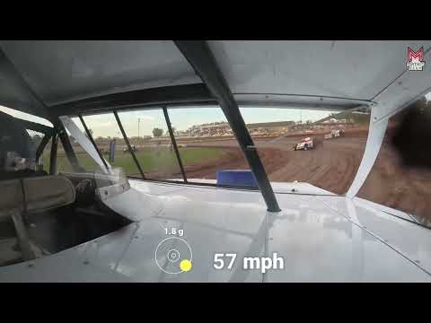 #4W Tyler Wolff - USMTS Modified - 6-14-2024 Cedar Lake Speedway - In Car Camera - dirt track racing video image