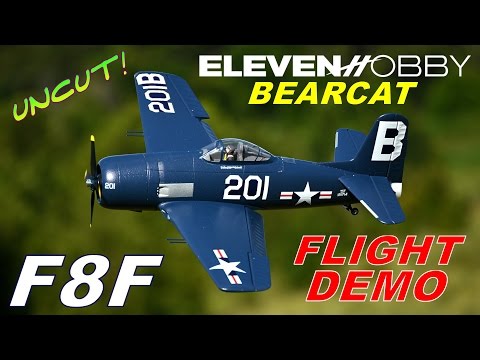 ELEVEN HOBBY BANGGOOD F8F BEARCAT 1100mm UNCUT Flight Demo - UCdnuf9CA6I-2wAcC90xODrQ